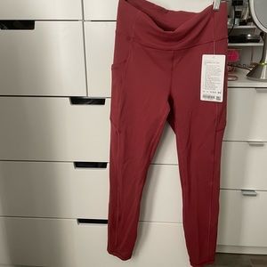 NWT lululemon invigorate high rise tight 25”